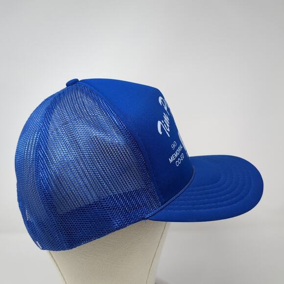 Tim Percifield Snapback Trucker Hat Blue OS Rope The Madhatter Vintage - Picture 5 of 10
